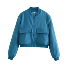 Load image into Gallery viewer, Bomber Jacket With Pockets