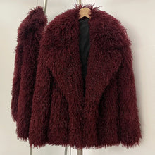 Load image into Gallery viewer, Ava Fluffy Faux Fur Coat