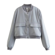 Load image into Gallery viewer, Bomber Jacket With Pockets
