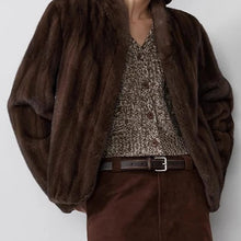 Load image into Gallery viewer, Tifany Faux Mink Fur Coat