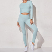 Load image into Gallery viewer, Ribbed Seamless 3 Piece Gym Set
