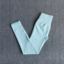 Load image into Gallery viewer, Ribbed Seamless 3 Piece Gym Set