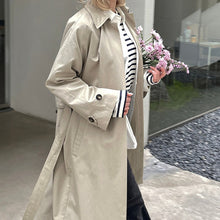 Load image into Gallery viewer, Maxi Trench Coat With Belt
