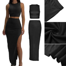 Load image into Gallery viewer, Top and Skirt Two Piece Set

