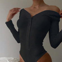 Load image into Gallery viewer, Long Sleeve Button Bodysuit
