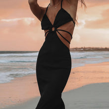 Load image into Gallery viewer, Cut Out Sleeveless Maxi Dress
