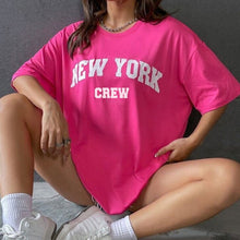 Load image into Gallery viewer, New York Print Oversized T-shirt
