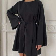 Load image into Gallery viewer, Flared Sleeve Chiffon Mini Dress
