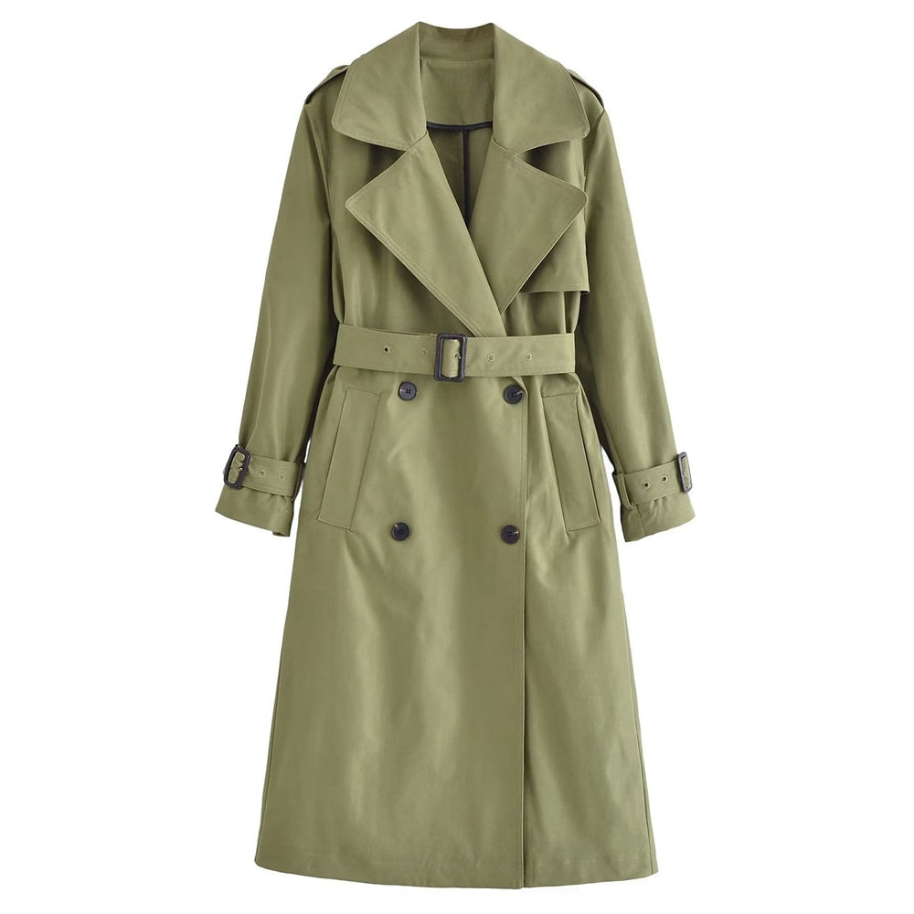 Classic Trench Coat with Belt
