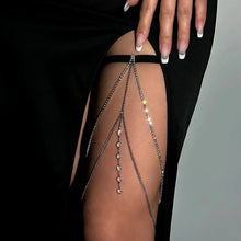 Load image into Gallery viewer, Diamante Leg Chain

