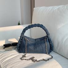 Load image into Gallery viewer, Hand Woven Denim Bag
