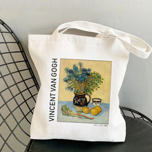 Load image into Gallery viewer, Graphic Canvas Shopper Bag
