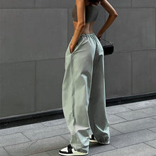 Load image into Gallery viewer, Loose Fit Drawstring Low Waist Cargo Pants
