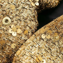 Load image into Gallery viewer, Golden Beading Oversized Coat
