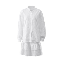 Load image into Gallery viewer, White Long Sleeved Shirt and Shorts Set
