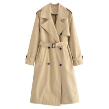 Load image into Gallery viewer, Classic Trench Coat with Belt
