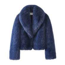Load image into Gallery viewer, Tia Faux Fox Fur Coat
