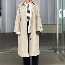 Load image into Gallery viewer, Maxi Trench Coat With Belt
