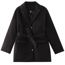 Load image into Gallery viewer, Cotton-padded Belted Jacket
