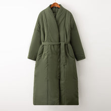 Load image into Gallery viewer, Belted Maxi Duvet Coat
